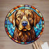 Labrador Chocolate Glass Suncatcher Worktop Saver